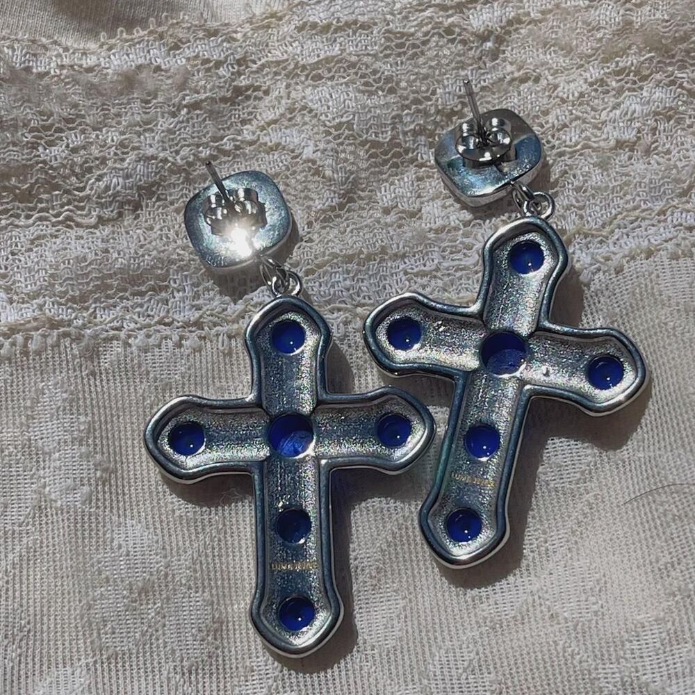 introducing the allegra earrings <33 designed by me :) made with stainless steel - Picture 5 of 7